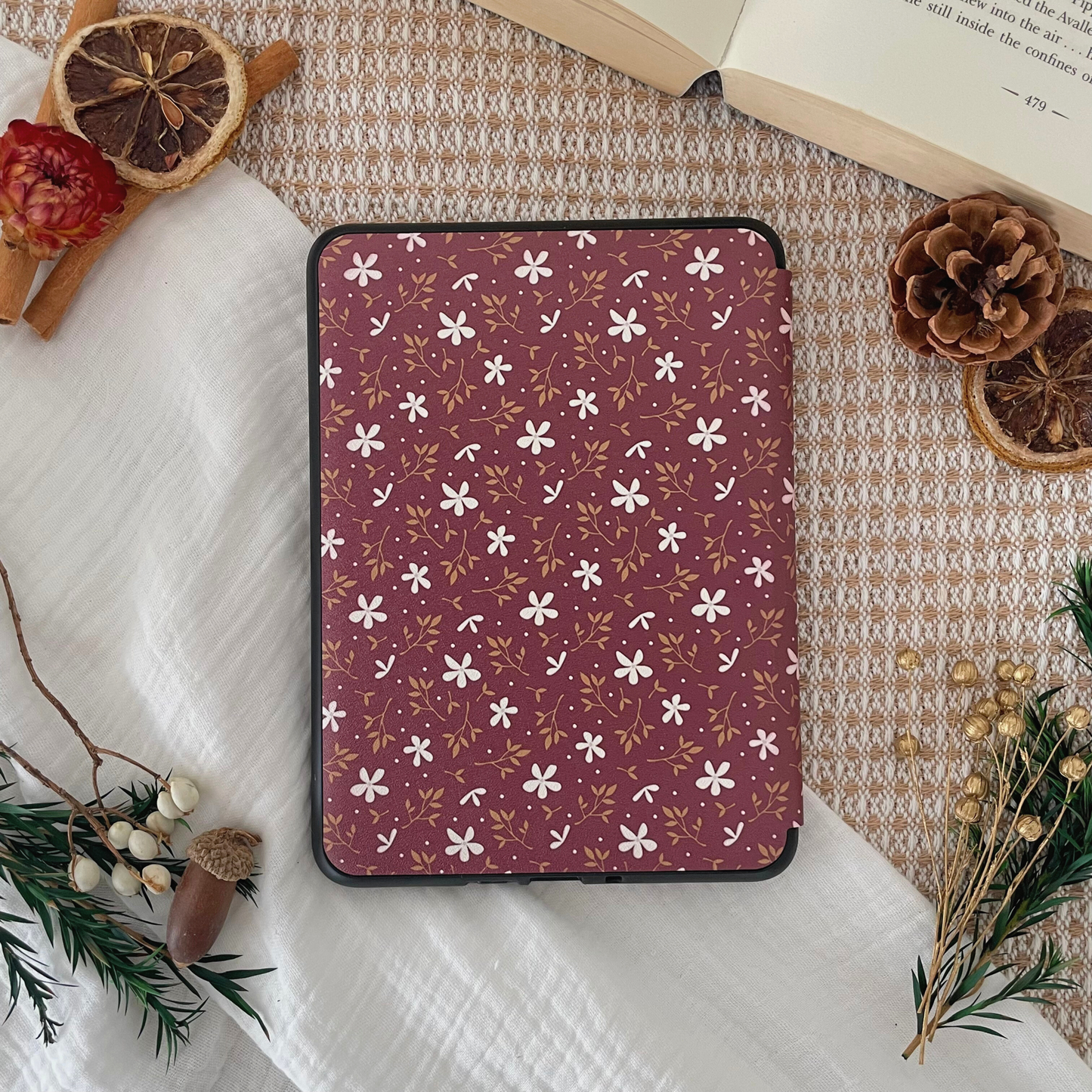 crimson candlelight kindle case